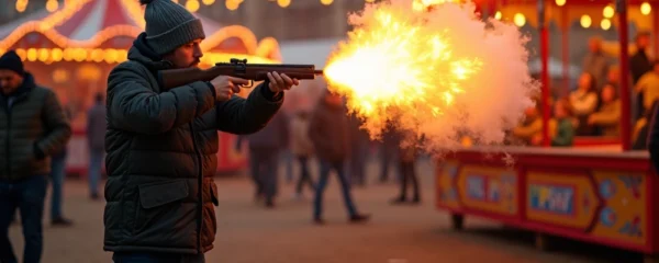 Tir à la carabine en fête foraine